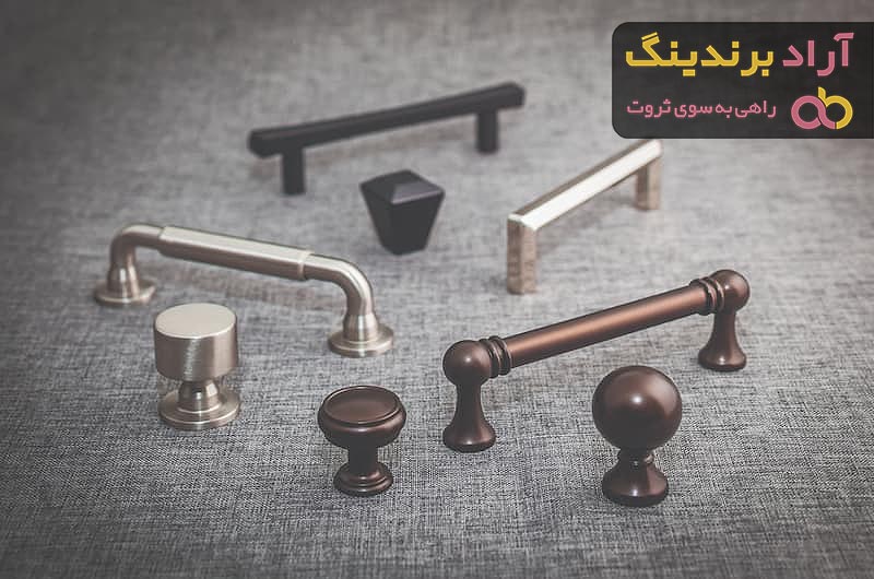 مدل دستگیره کابینت طلایی | خرید با قیمت ارزان