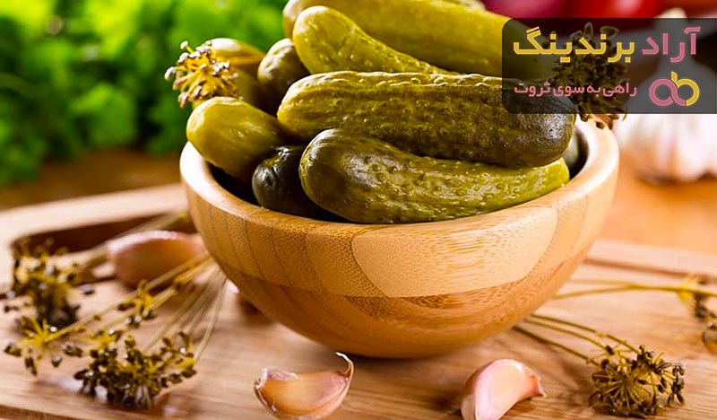 خرید و قیمت خیارشور نمکی فوری
