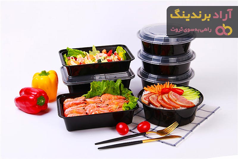 قیمت ظرف غذا پلاستیکی + پخش تولیدی عمده کارخانه