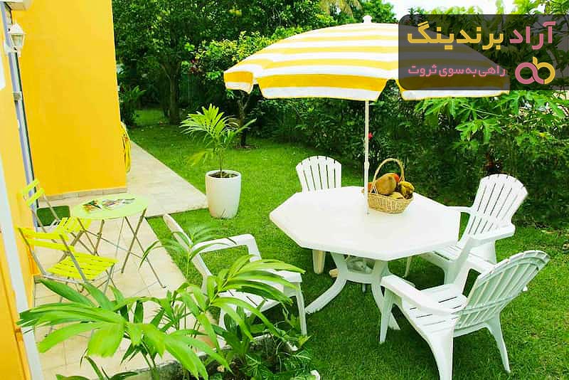 مشخصات میز پلاستیکی چتر دار + قیمت خرید