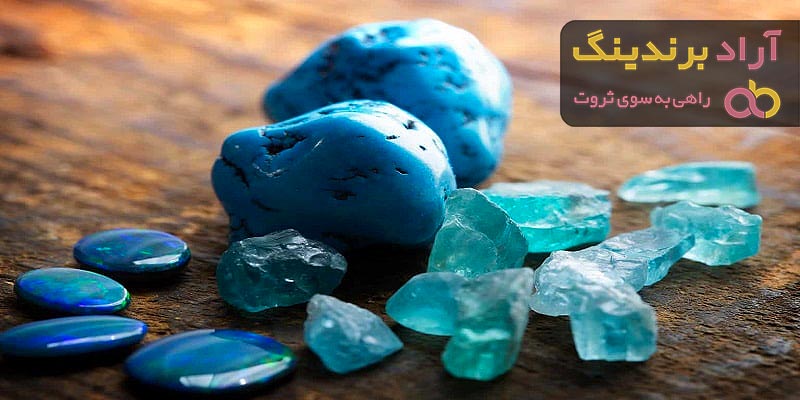 خرید جدیدترین انواع سنگ فیروزه سبزآبی