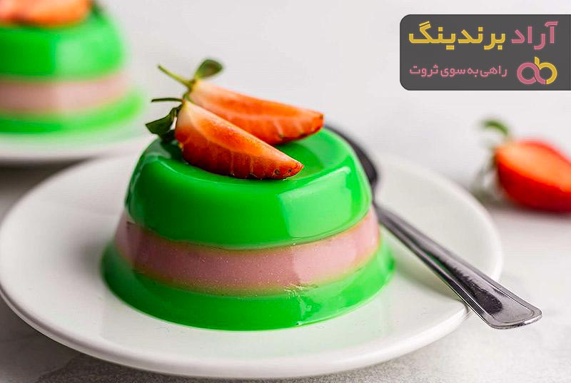 خرید ژله ساده دو رنگ + بهترین قیمت