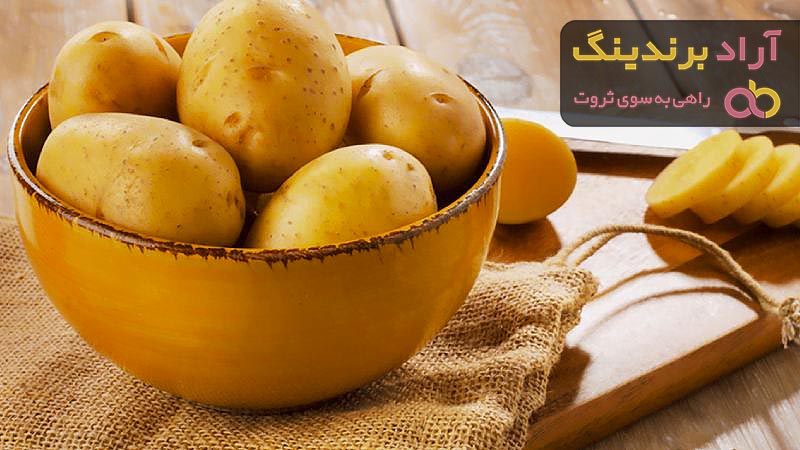 خرید سیب زمینی بنفش ژاپنی + بهترین قیمت