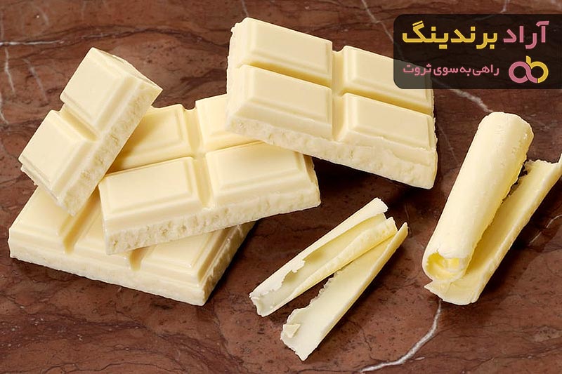 قیمت شکلات سفید + خرید انواع متنوع شکلات سفید