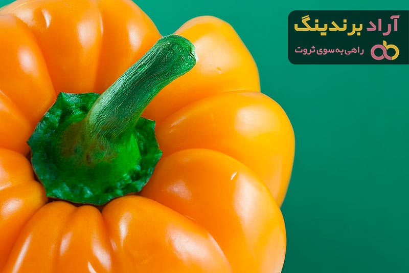 قیمت خرید فلفل دلمه ای نارنجی + عکس