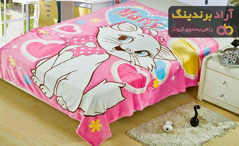 خرید و قیمت روز پتو عروسکی دخترانه