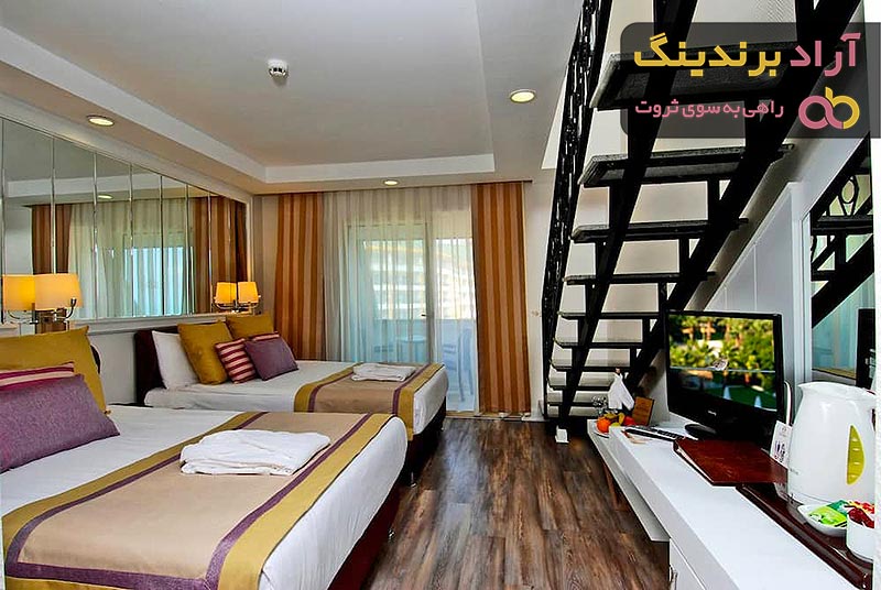 قیمت خرید روتختی هتلی دو رنگ + عکس