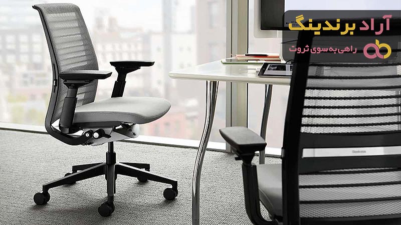 چرخ فلزی صندلی اداری | خرید با قیمت ارزان