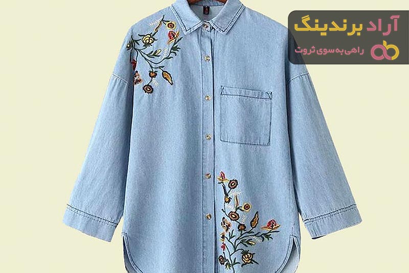 خرید پیراهن جین زنانه اسپرت + بهترین قیمت