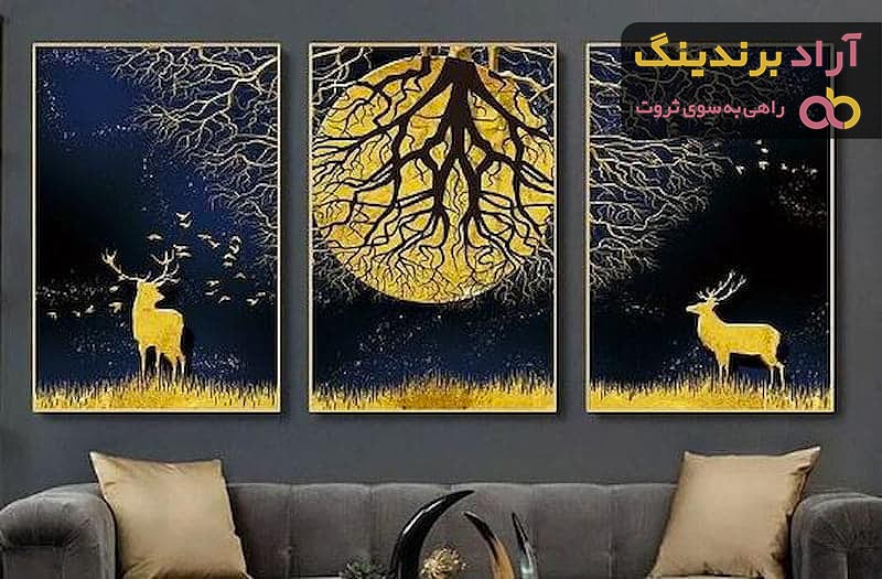 تابلو دکوراتیو ورق طلا | خرید با قیمت ارزان