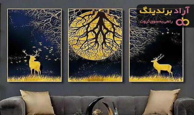 تابلو دکوراتیو ورق طلا | خرید با قیمت ارزان