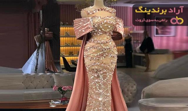 لباس مجلسی بلند آستین دار | خرید با قیمت ارزان