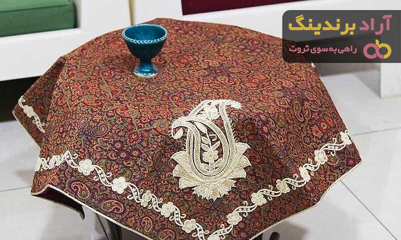 قیمت و خرید انواع رومیزی سرمه دوزی