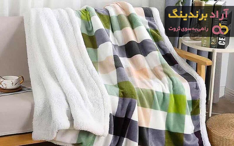 قیمت خرید پتو گوسفندی پلیسه + عکس