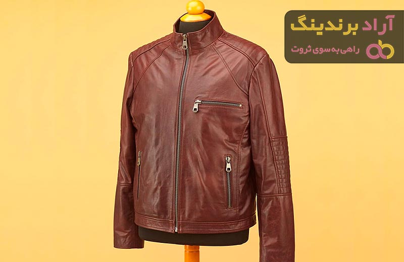 قیمت کاپشن چرم برند نوین چرم، مردانه پسرانه