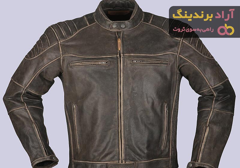 قیمت خرید کاپشن چرم طرح دار