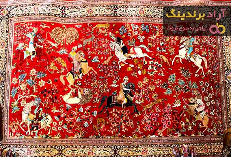 خرید فرش ماشینی ابریشمی زیبا + بهترین قیمت