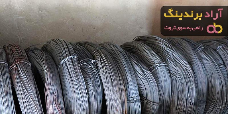 خرید و قیمت انواع سیم مفتول گالوانیزه