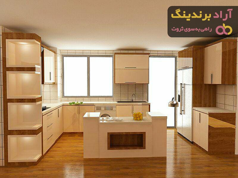 قیمت و خرید کابینت ام دی اف طرح چوب + فروش ارزان