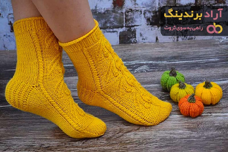 خرید جوراب بافت ساق بلند + بهترین قیمت