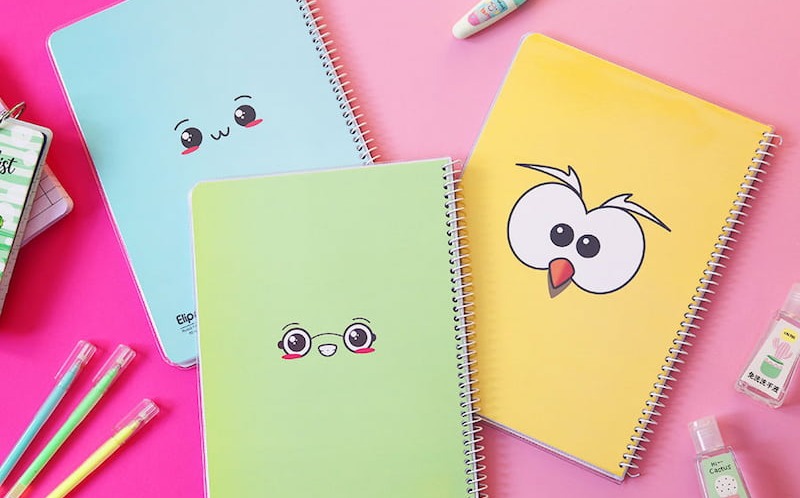 خرید و قیمت دفتر مشق طرح دار سیمی