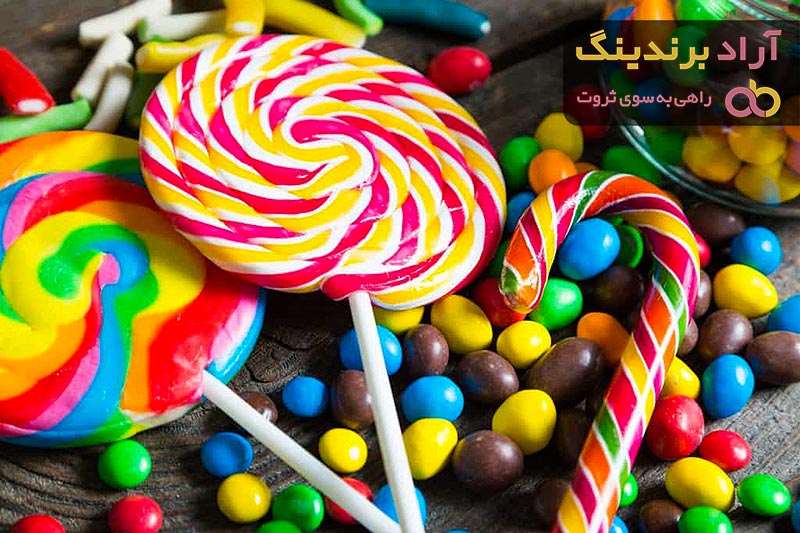 قیمت آبنبات میوه ای لاکچری + مشخصات بسته بندی عمده و ارزان