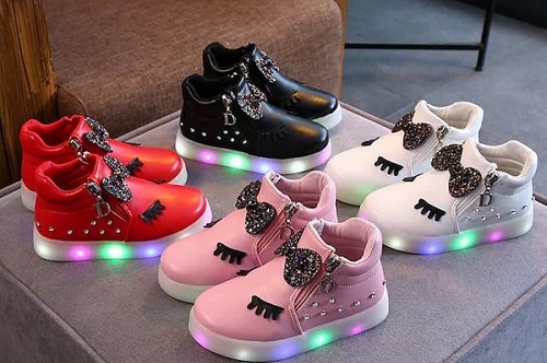 کفش بچه گانه؛ دخترانه شیک اسپرت کودکانه