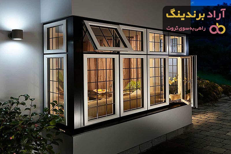 خرید پنجره آلومینیومی تک جداره + بهترین قیمت