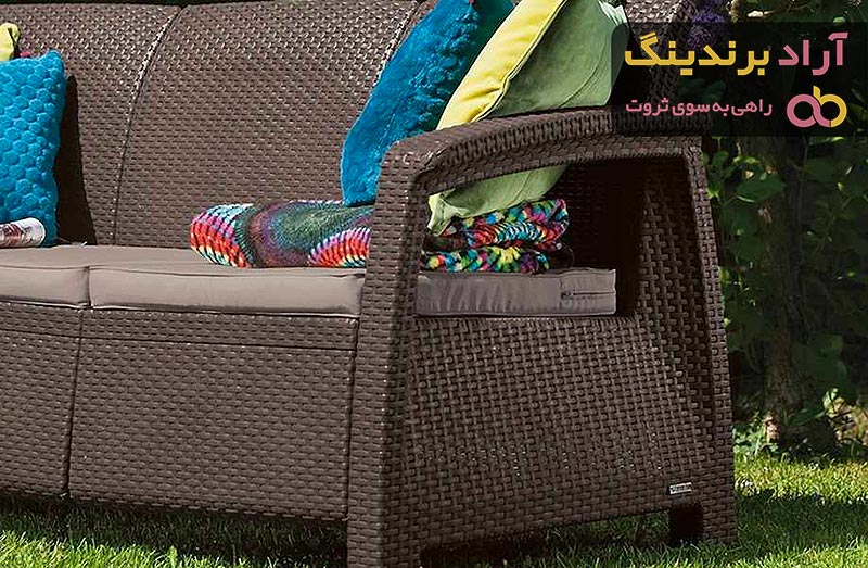 قیمت مبل پلاستیکی حصیری + پخش تولیدی عمده کارخانه