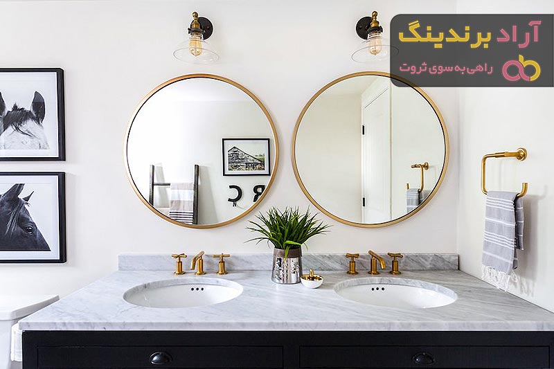 خرید بهترین انواع آینه دیواری با قیمت ارزان
