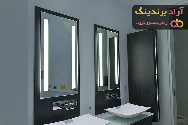 خرید و قیمت روز آینه بک لایت لمسی