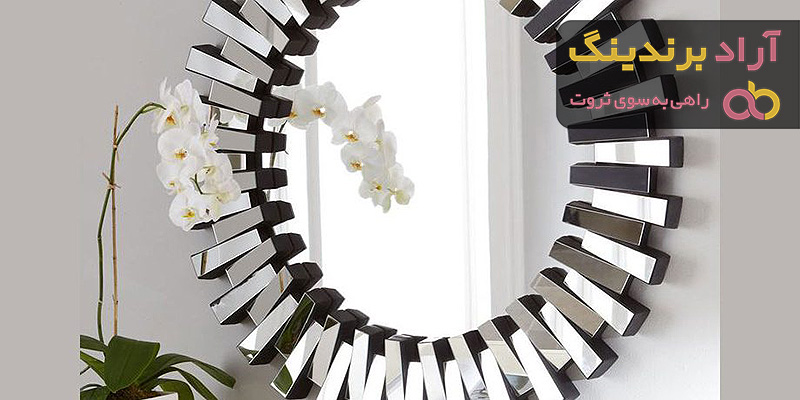 بهترین آینه دکوراتیو گرد + قیمت خرید عالی