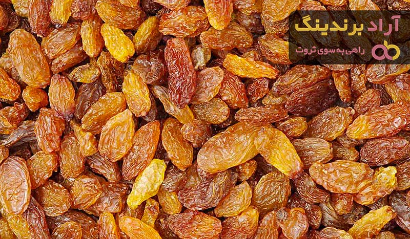 مقایسه قیمت خرید انواع کشمش زرد در دی ۱۴۰۱