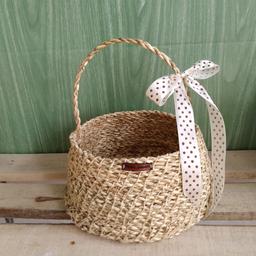 سبد حصیری مسافرتی برای پیک نیک در انواع سایز (بزرگ، کوچک)