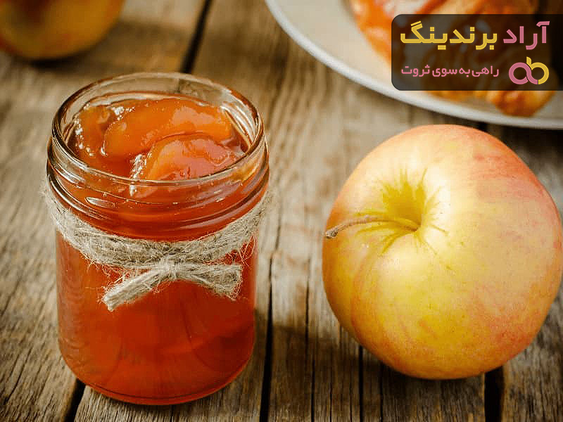 بهترین کمپوت سیب زعفرانی + قیمت خرید عالی