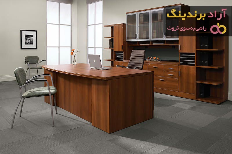 خرید و قیمت میز اداری ام دی اف کنفرانس
