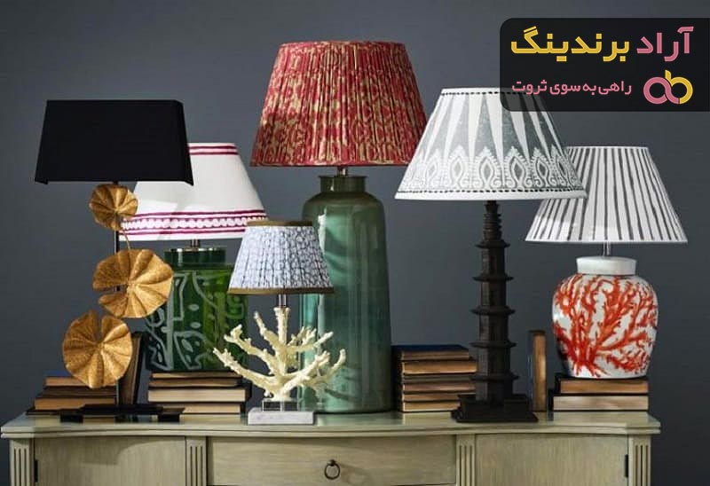 خرید جدیدترین انواع آباژور رومیزی دخترانه