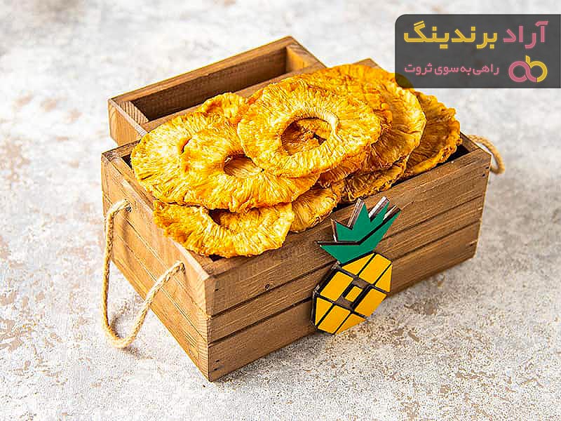 بهترین آناناس خشک اسلایسی + قیمت خرید عالی