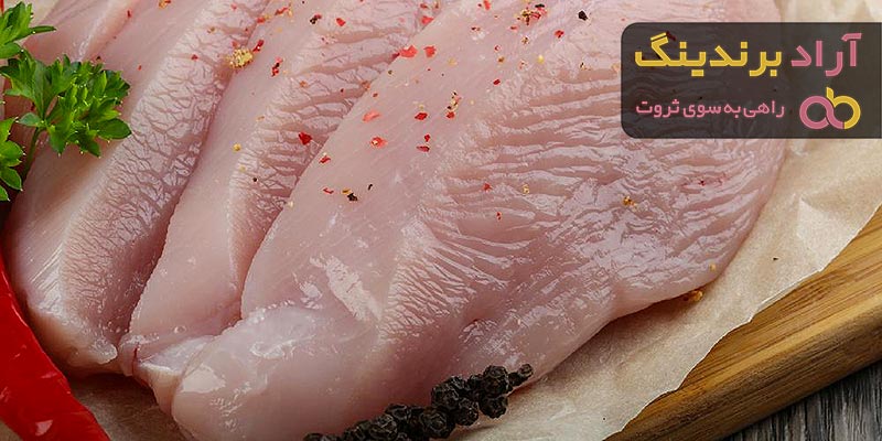 قیمت گوشت منجمد بوقلمون + مشخصات بسته بندی عمده و ارزان