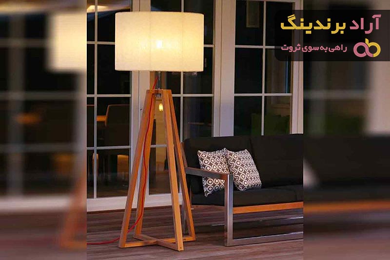 آباژور ایستاده چوبی مدرن با طرح های ویژه | با مدل های مختلف