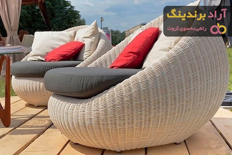 خرید مبل حصیری چوبی + قیمت عالی با کیفیت تضمینی