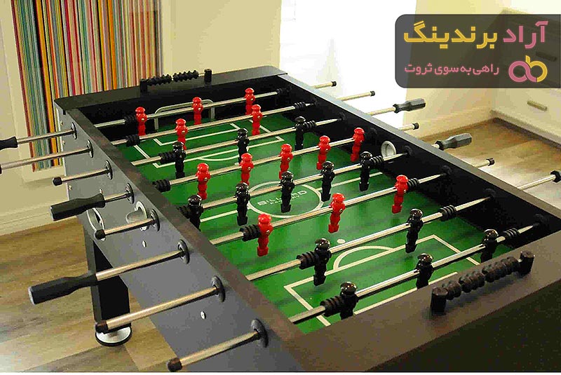 خرید و قیمت فوتبال دستی پایه دار ارزان