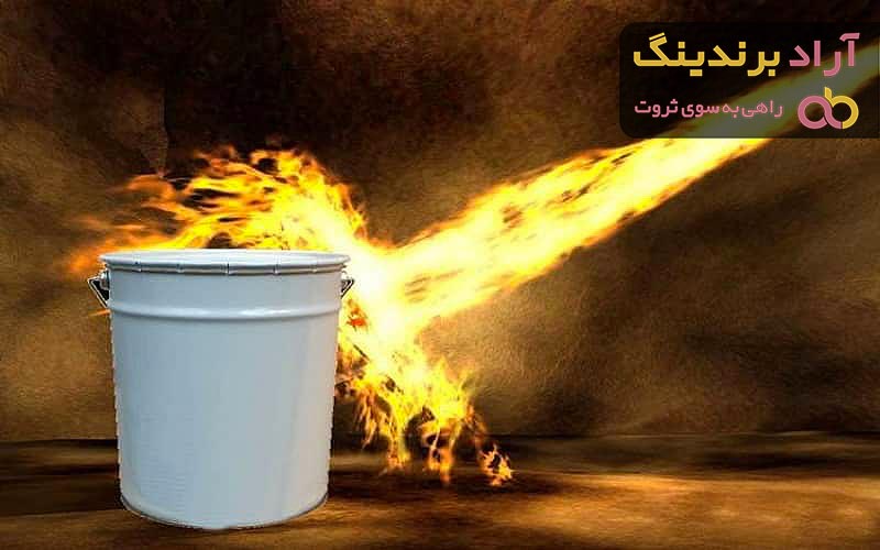 خرید و قیمت انواع رنگ نسوز سیاه