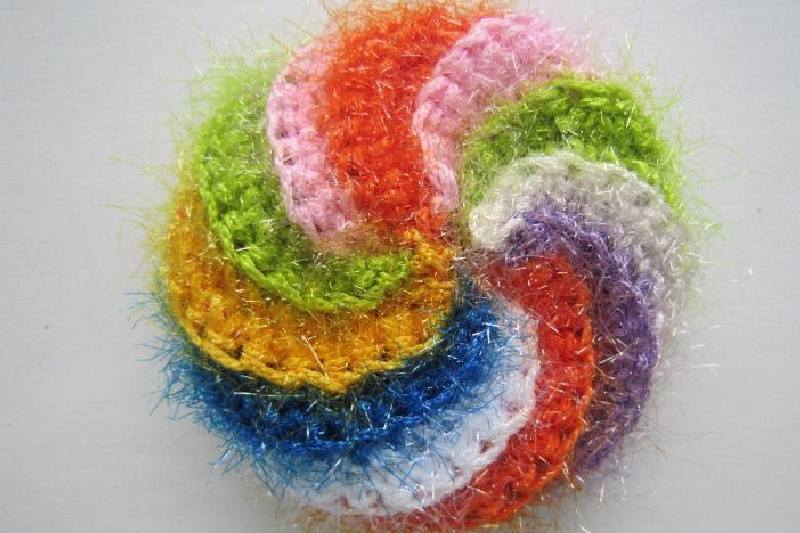 اسکاج ظرفشویی قلاب بافی | قیمت خرید عمده و جزئی