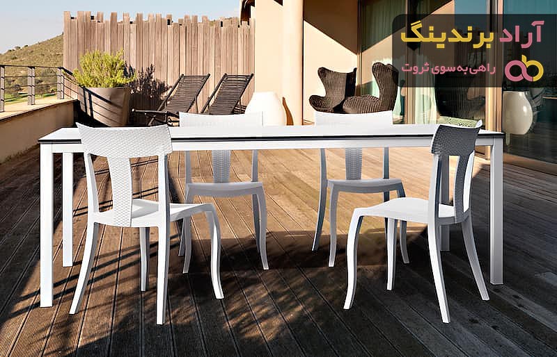 خرید صندلی پلاستیکی بدون دسته