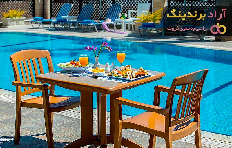 خرید و قیمت صندلی پلاستیکی طرح چوب