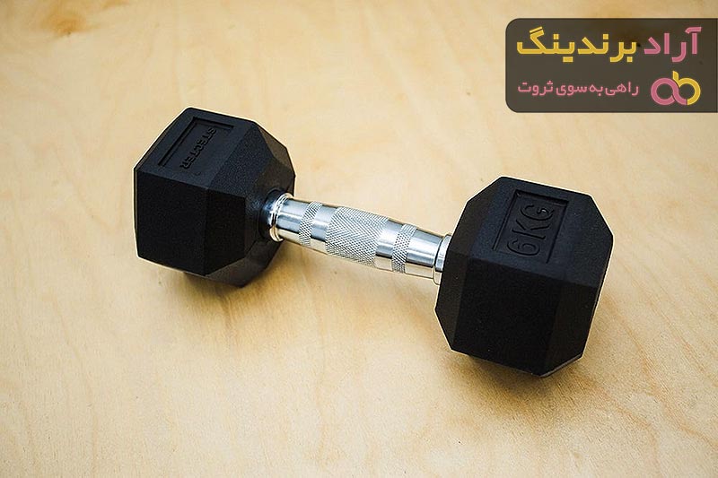 خرید دمبل شش ضلعی 15 کیلویی با قیمت استثنایی