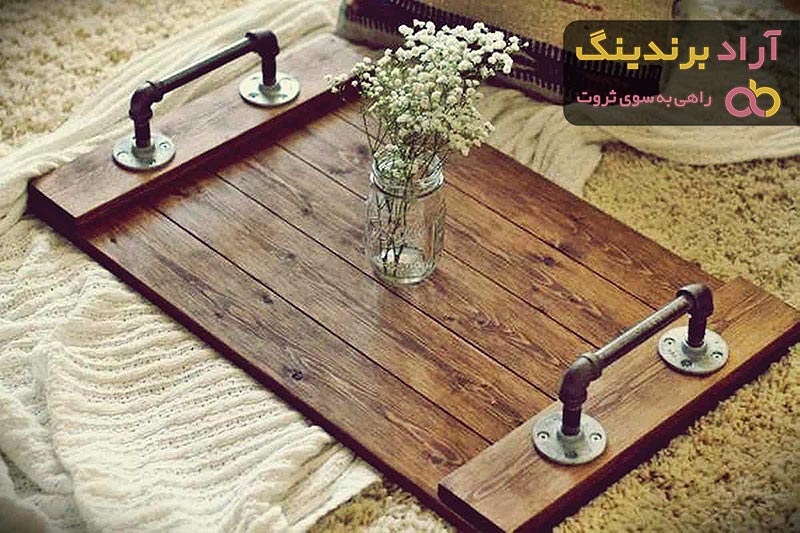 مرجع قیمت انواع سینی چوبی گرد بزرگ + خرید ارزان