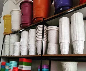 قیمت گلدان دیواری پلاستیکی + پخش تولیدی عمده کارخانه