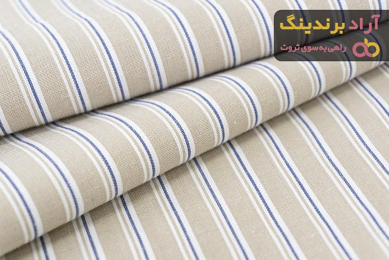 قیمت پارچه نخی راه راه  + خرید و فروش پارچه نخی عمده